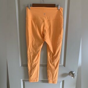 Lululemon align ribbed leggings in mango dream